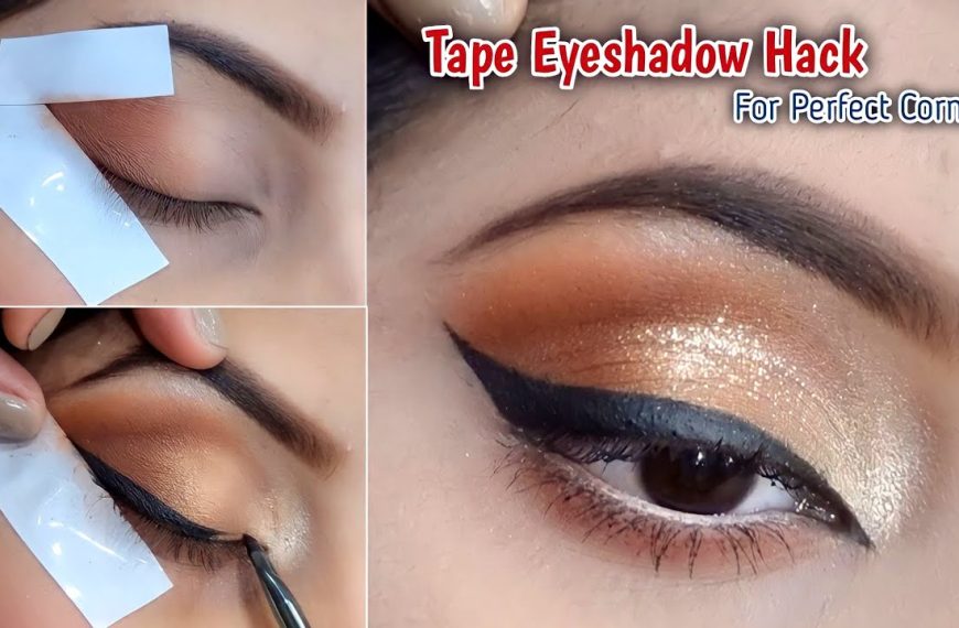 How to Use Tape for Eye Makeup