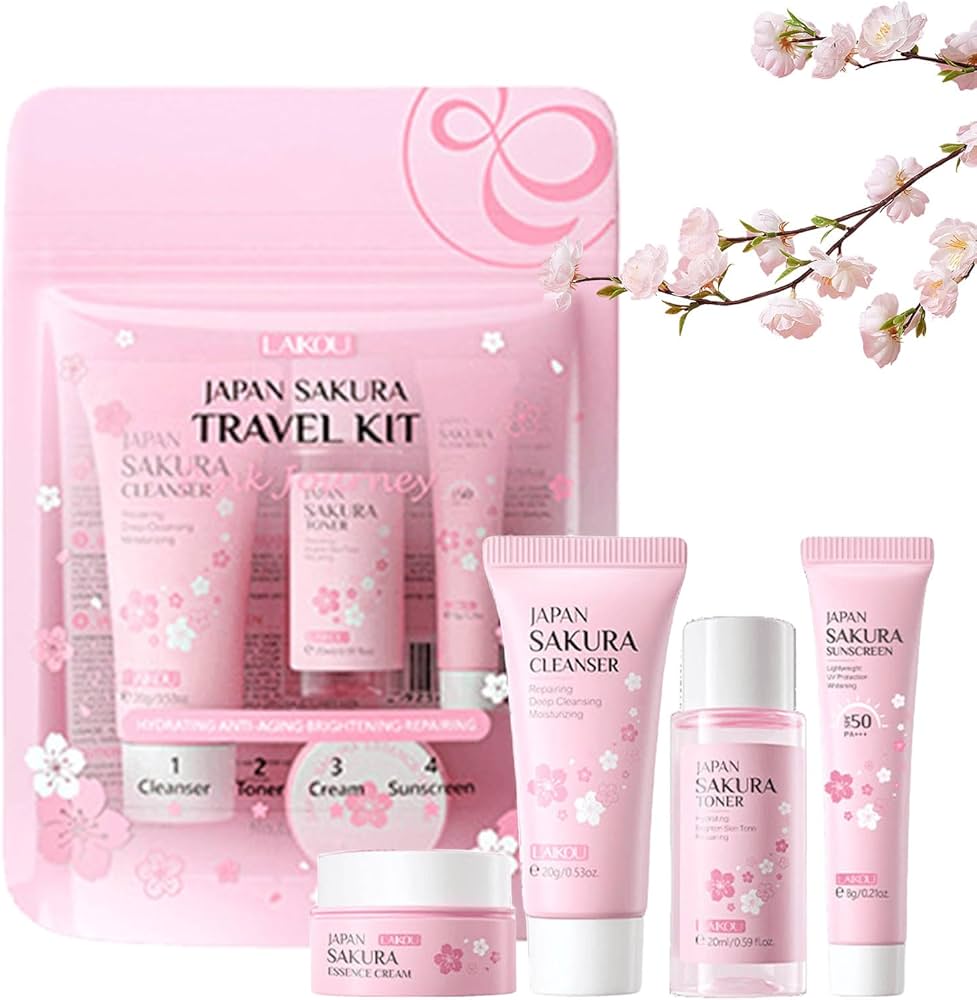 Sakura Skin Care Set: Blossom into Radiant Beauty!